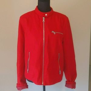 Red jacket